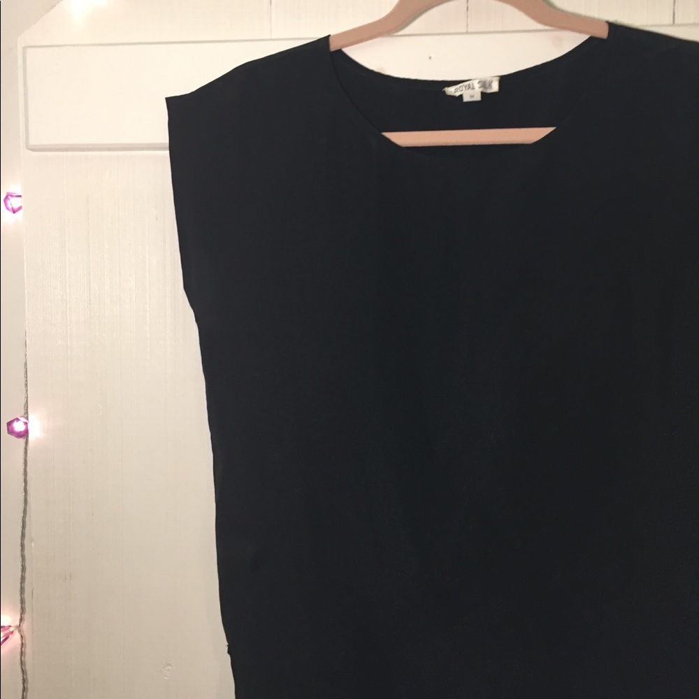 100% silk top